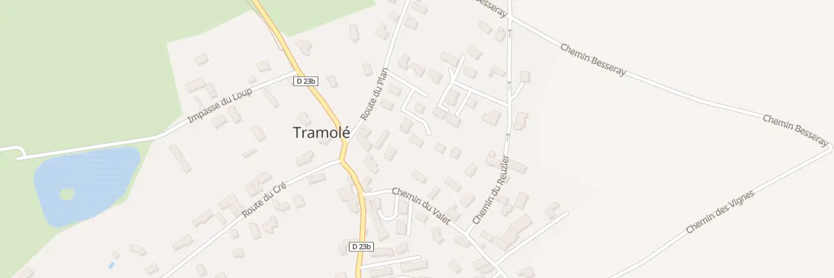 Plan du 110 Rte du Plan à Tramolé