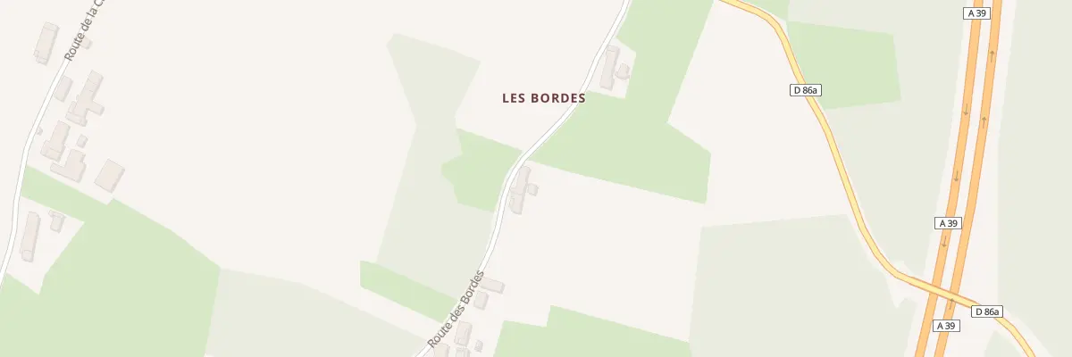 Plan du 5108 Les Bordes à Pirajoux