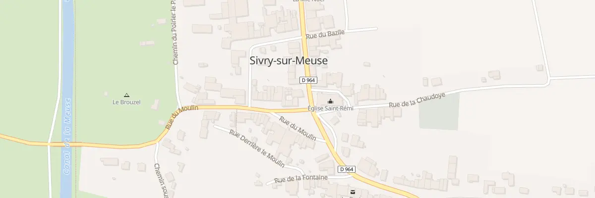 Plan du 54B Rte Nationale à Sivry-sur-Meuse