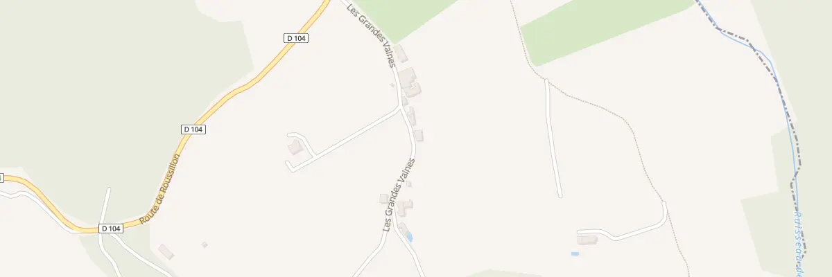 Plan du 1302 Che des Vaines à Goult
