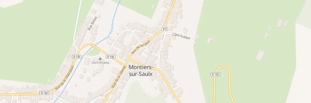 Plan du 6 Rue Raymond Poincaré à Montiers-sur-Saulx