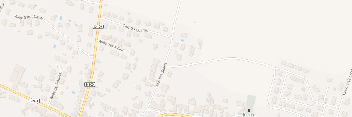 Plan du 9010 Rue des Saives à Binges