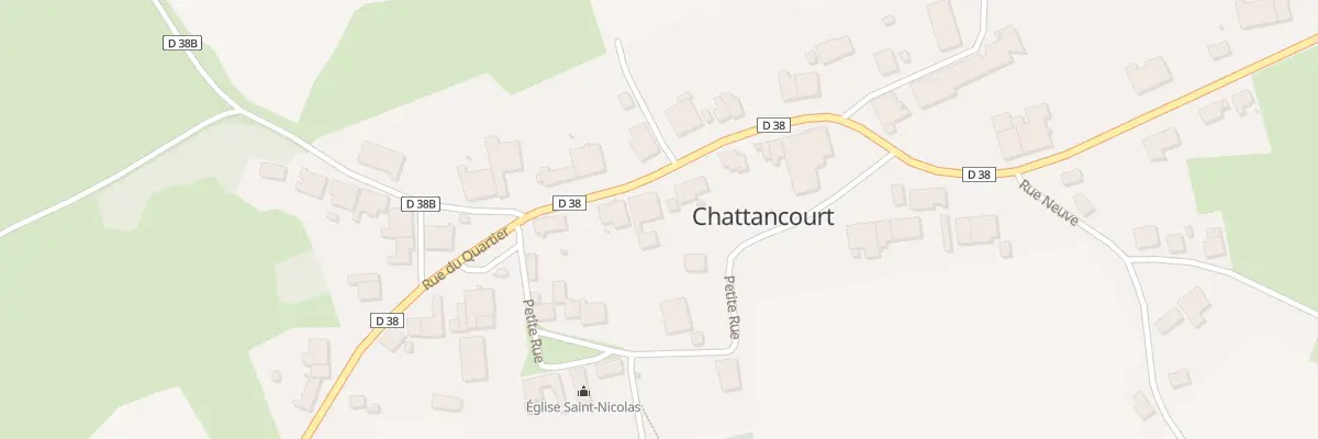 Plan du 4 Gr Grande Rue à Chattancourt