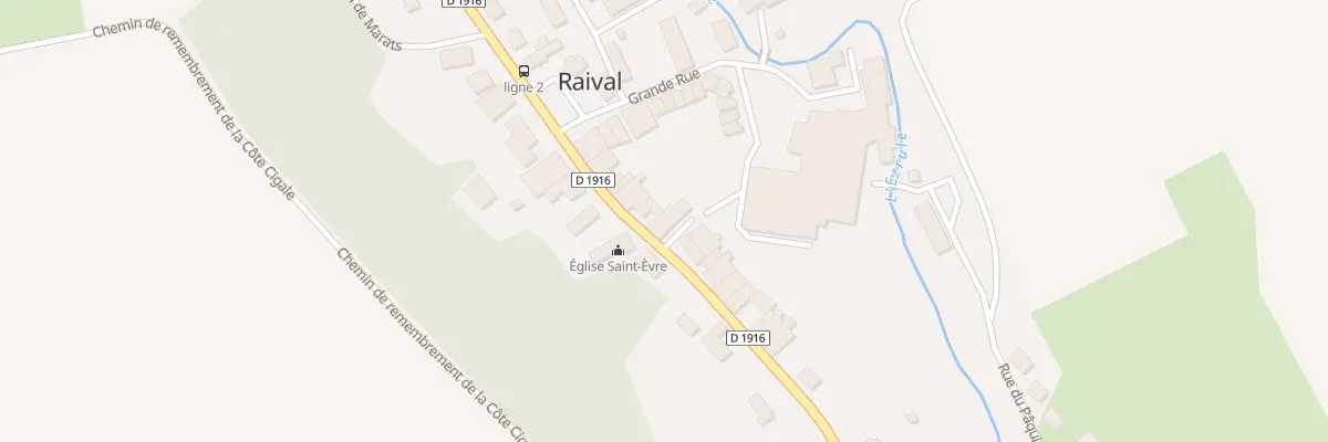 Plan du 20 Voie Sacrée à Rosnes à Raival