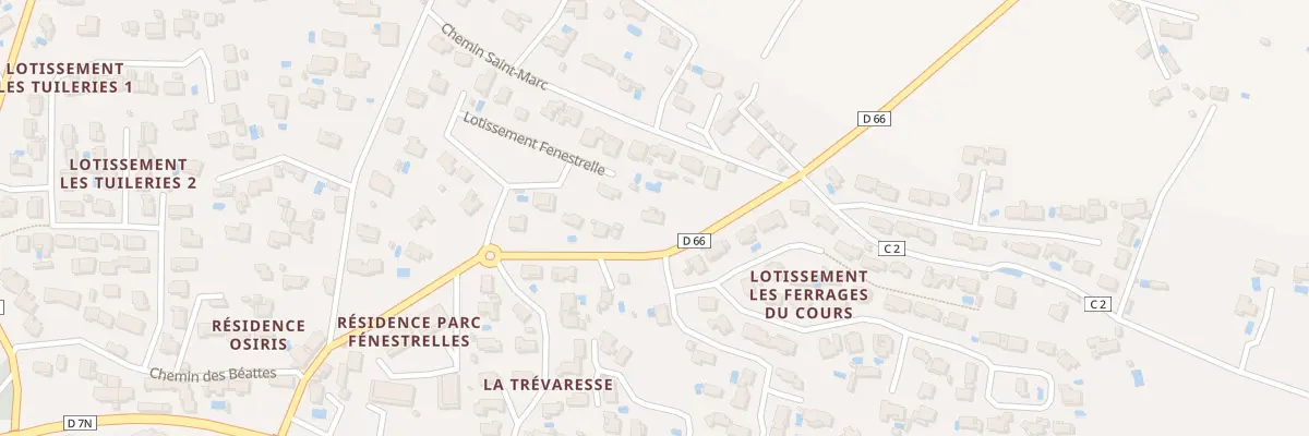 Plan du 17 Rte de Caireval à Lambesc