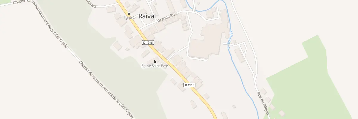Plan du 18 Voie Sacrée à Rosnes à Raival