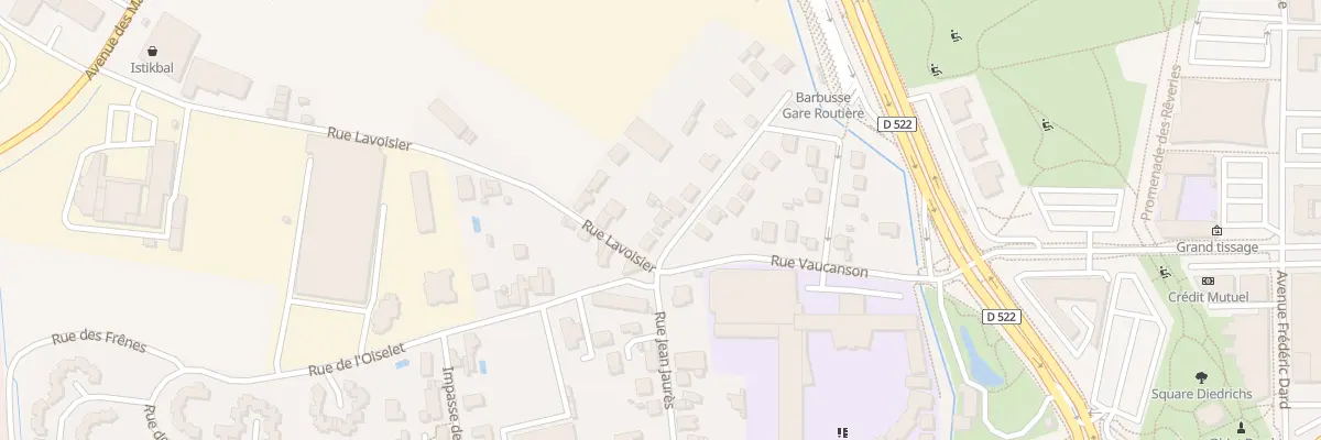 Plan du 61B Rue Jean Jaurès à Bourgoin-Jallieu