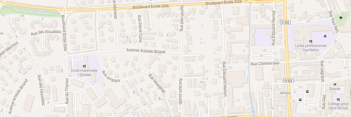 Plan du 21 Rue Jean Jaurès à Bourgoin-Jallieu