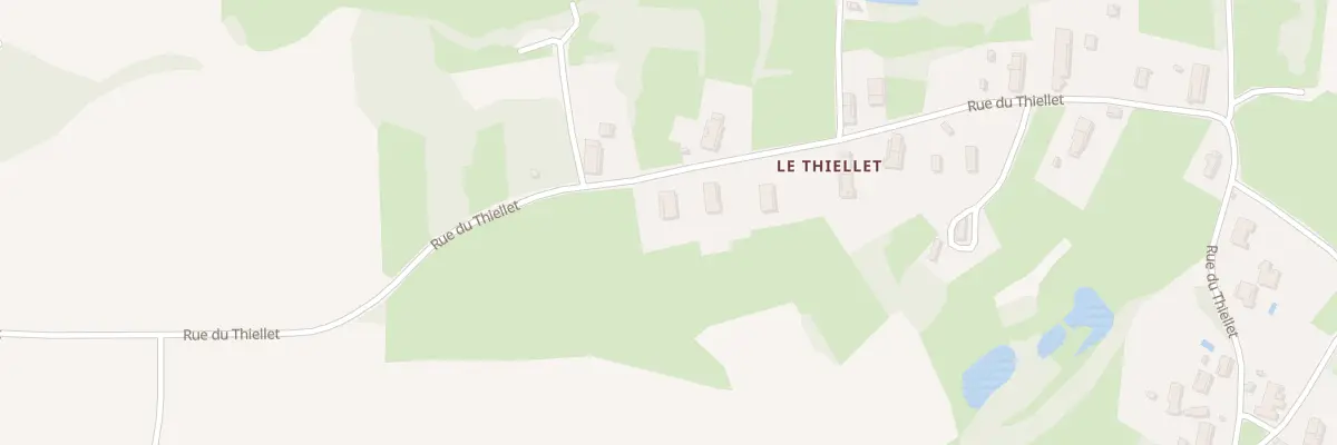 Plan du 821 Rue du Thiellet à Saint-Usuge