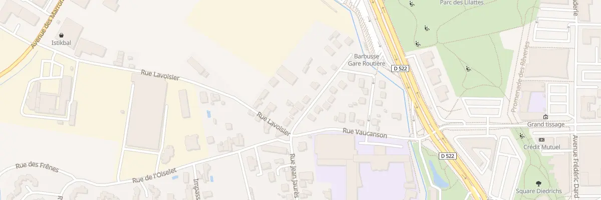 Plan du 63 Rue Jean Jaurès à Bourgoin-Jallieu