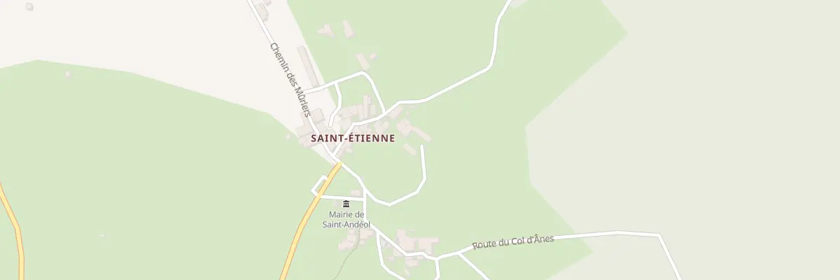 Plan du 45 Rte du Col d’Anès à Saint-Andéol
