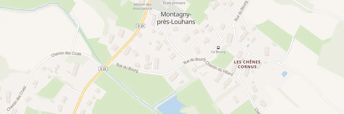 Plan du 654 Rue du Bourg à Montagny-près-Louhans