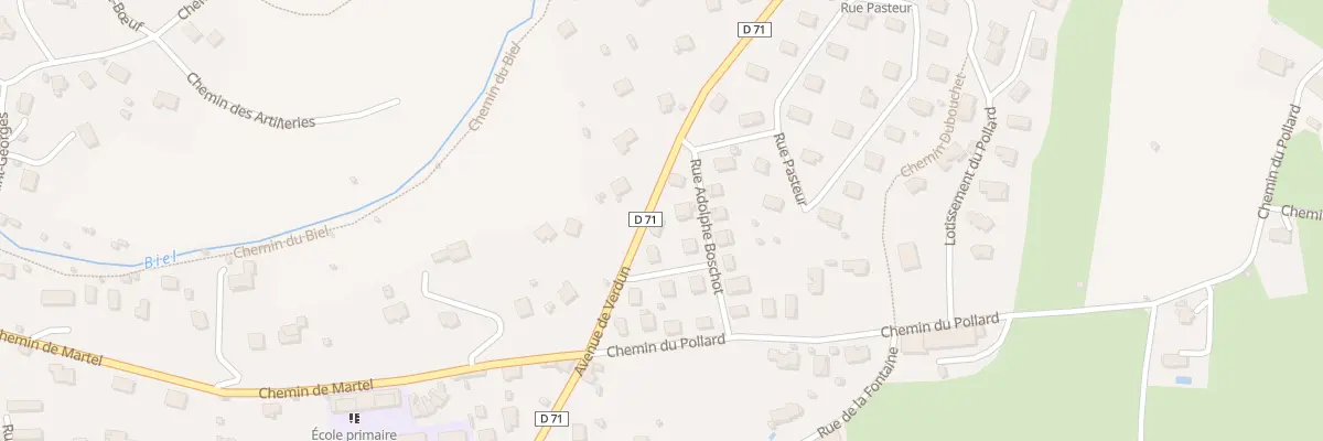 Plan du 40 Av de Verdun à La Côte-Saint-André