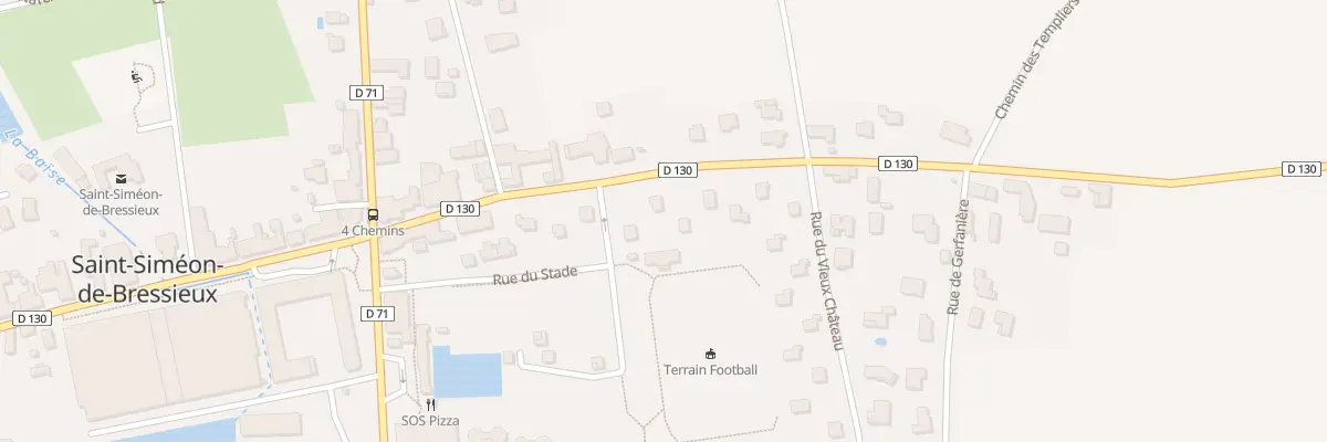 Plan du 200 Rte de St Etienne de St Geoirs à Saint-Siméon-de-Bressieux