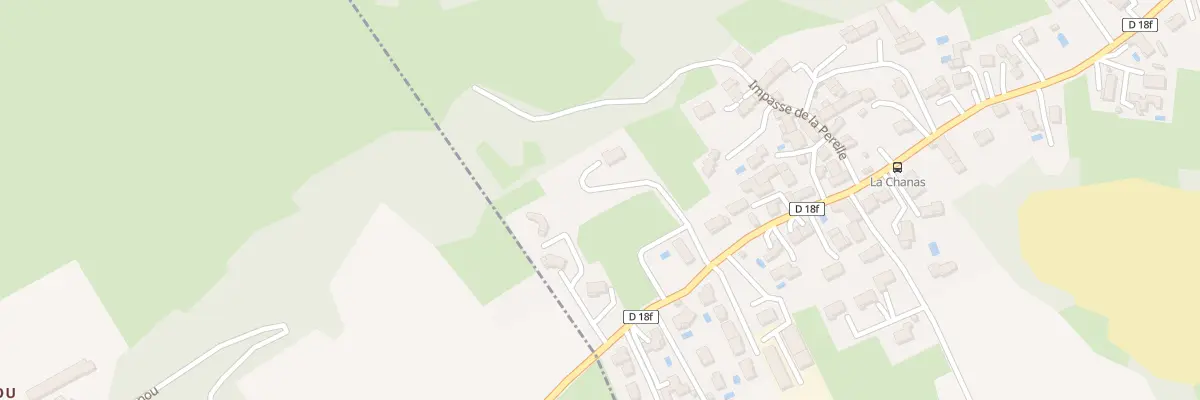 Plan du 746 Rue de la Chanas à Vénérieu