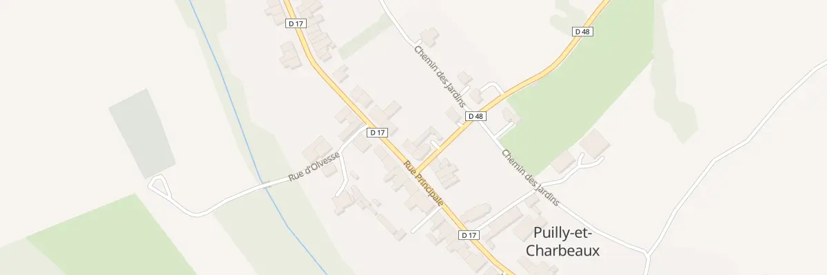 Plan du 5127 Le Village Ouest à Puilly-et-Charbeaux
