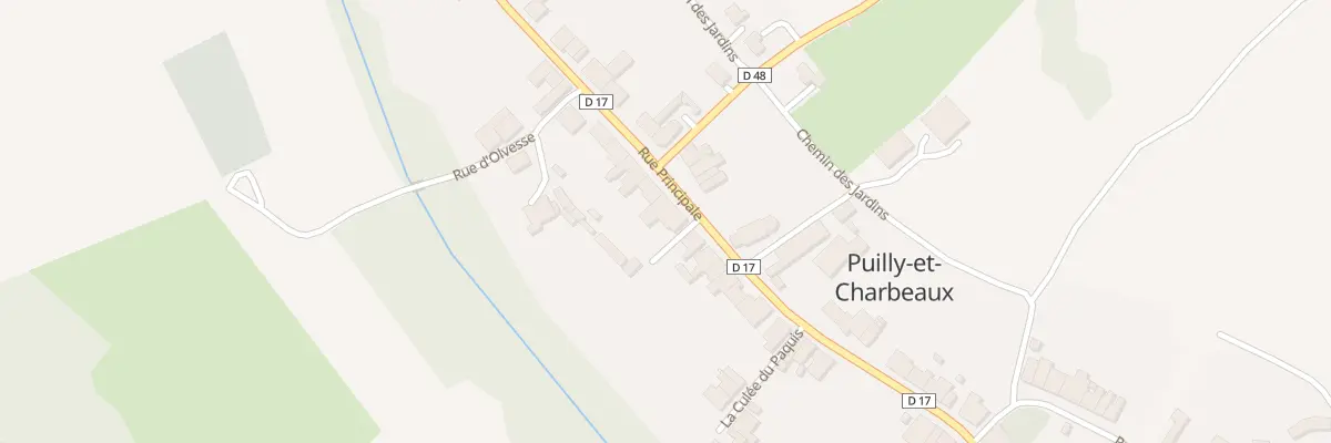 Plan du 55 Rue Principale à Puilly-et-Charbeaux