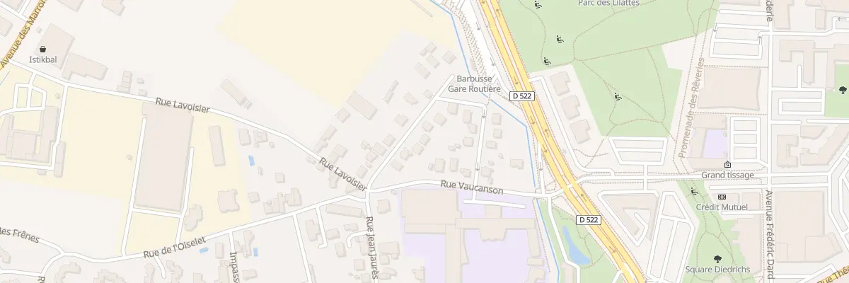 Plan du 60 Rue Jean Jaurès à Bourgoin-Jallieu