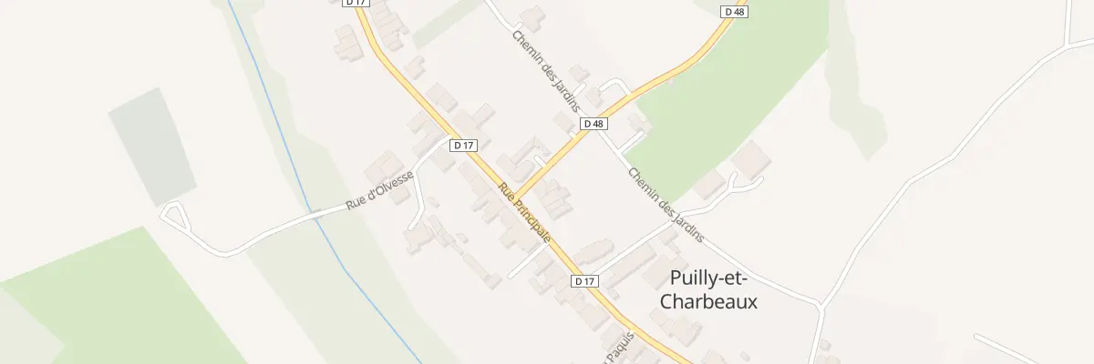 Plan du 28 Rue Principale à Puilly-et-Charbeaux