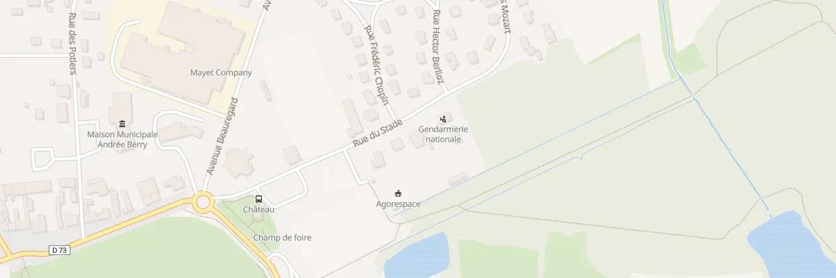 Plan du 6 Rue du Stade à Pierre-de-Bresse