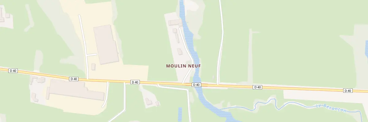 Plan du 840 Rte de Varennes-saint-sauveur à Condal