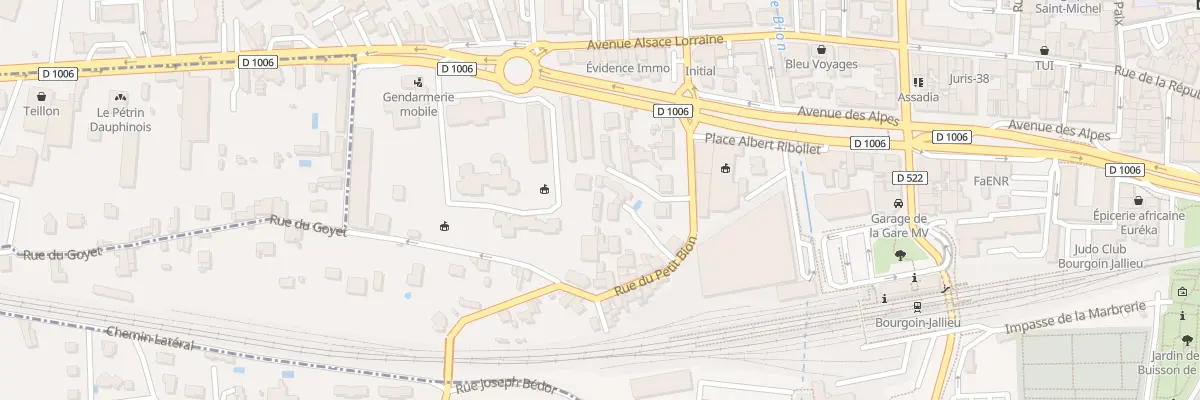 Plan du 3 Imp Edouard Marion à Bourgoin-Jallieu