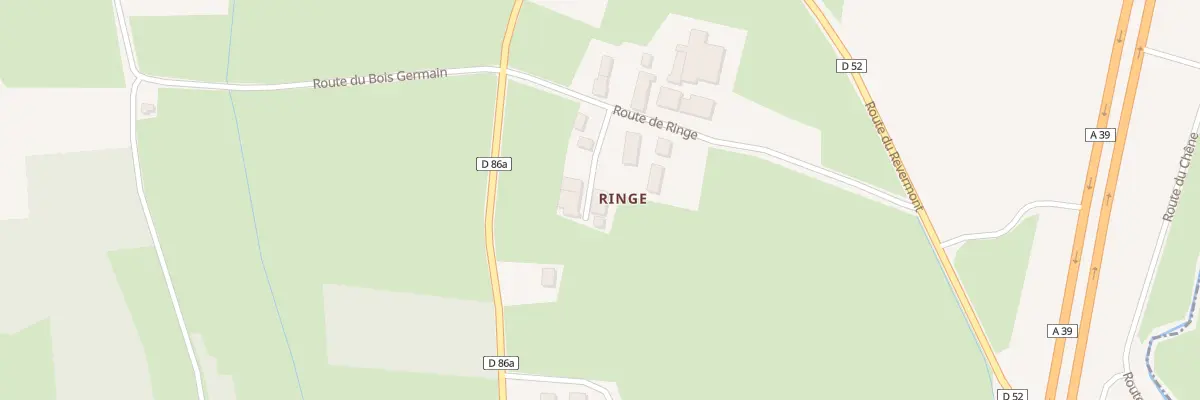 Plan du 98 Rte de Ringe à Beaupont