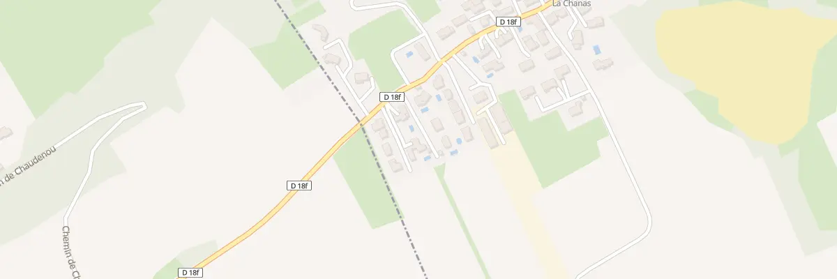 Plan du 763 Rue de la Chanas à Vénérieu