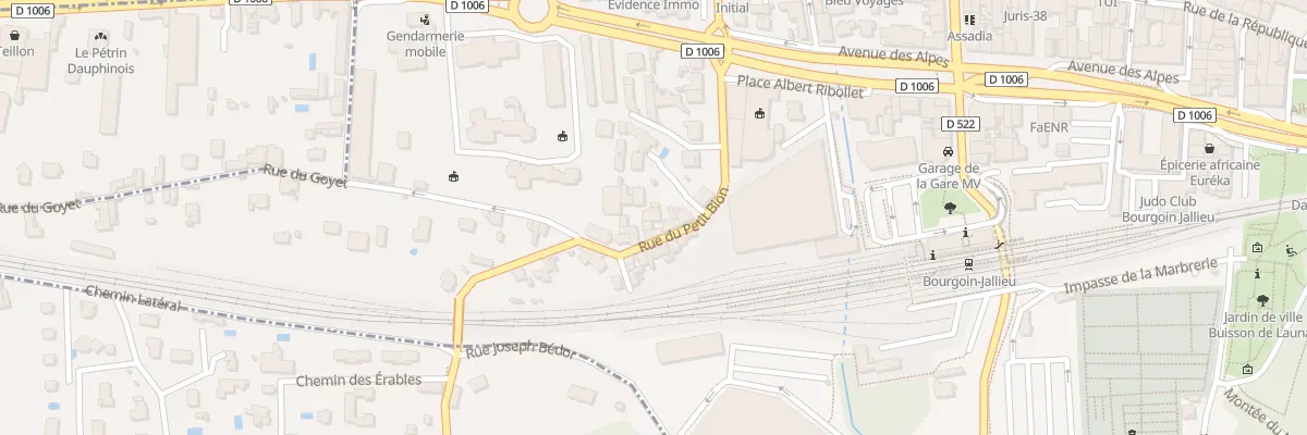 Plan du 16 Rue du Petit Bion à Bourgoin-Jallieu