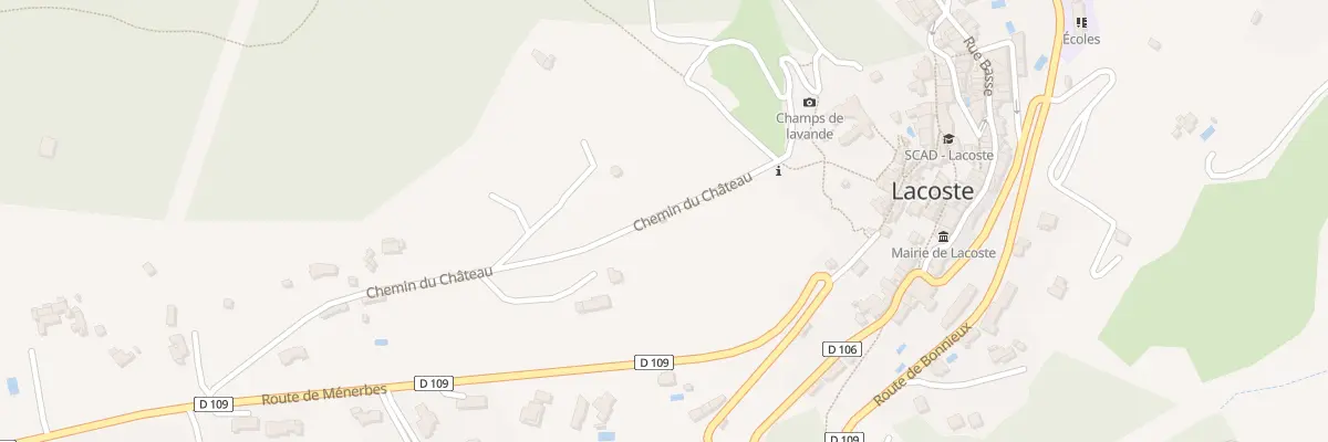Plan du 5326 Les Peyrieres à Lacoste