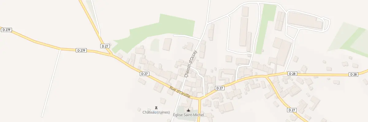 Plan du 7 Chem d’Occey à Chazeuil
