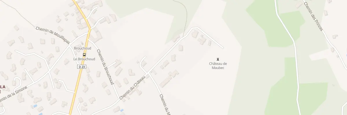 Plan du 504 Che du Château à Maubec