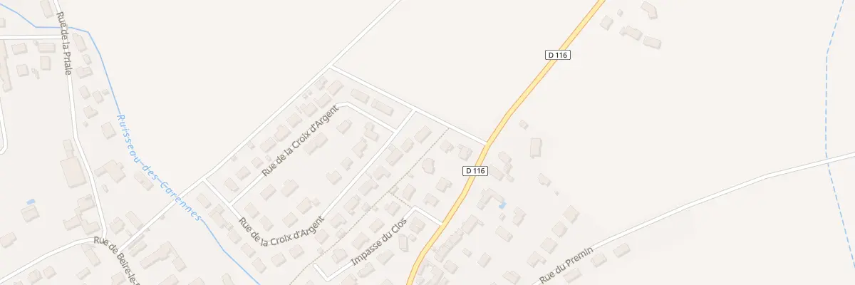 Plan du 1 Rue de la Croix d’Argent à Collonges-et-Premières