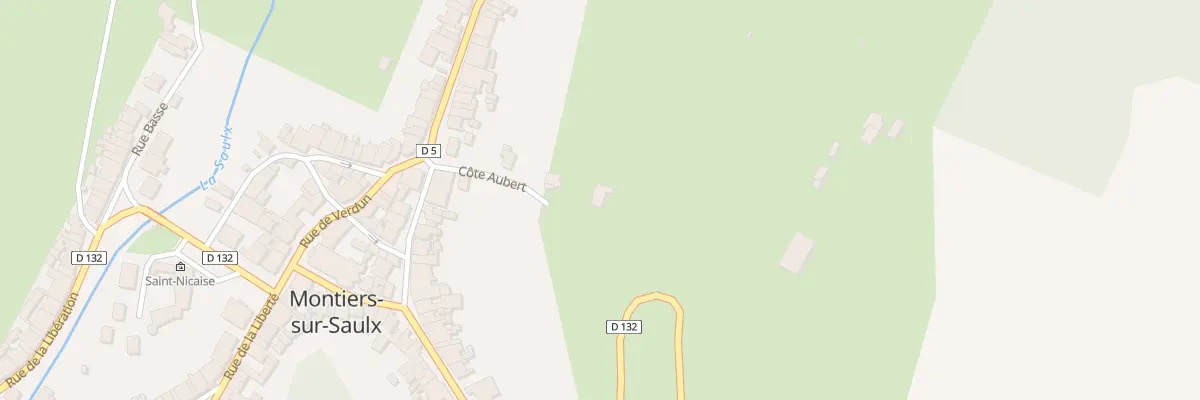 Plan du 5 Côte Aubert à Montiers-sur-Saulx