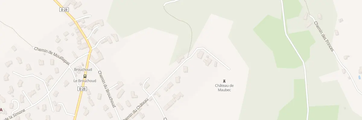 Plan du 469 Che du Château à Maubec