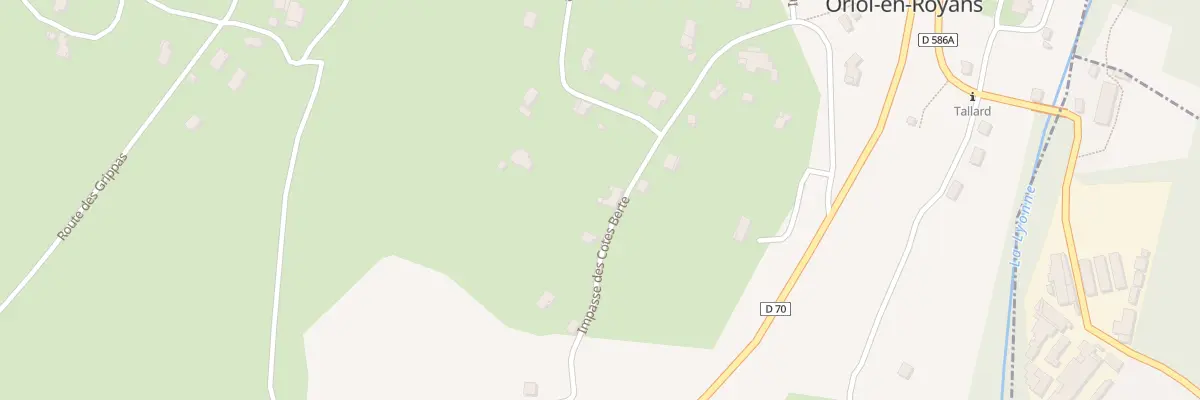 Plan du 80 Imp des Cotes Berte à Oriol-en-Royans