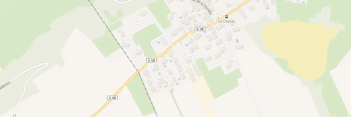Plan du 689 Rue de la Chanas à Vénérieu