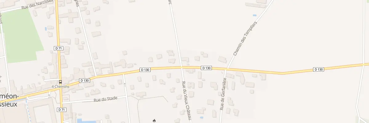 Plan du 345 Rte de St Etienne de St Geoirs à Saint-Siméon-de-Bressieux