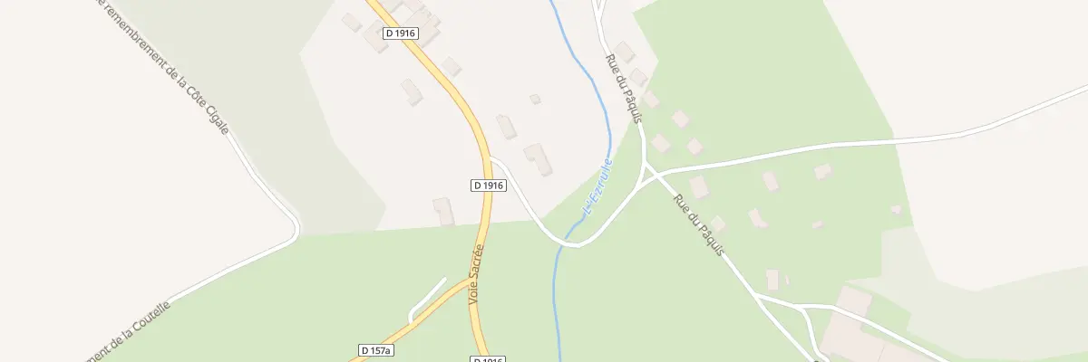 Plan du 2 Voie Sacrée à Rosnes à Raival