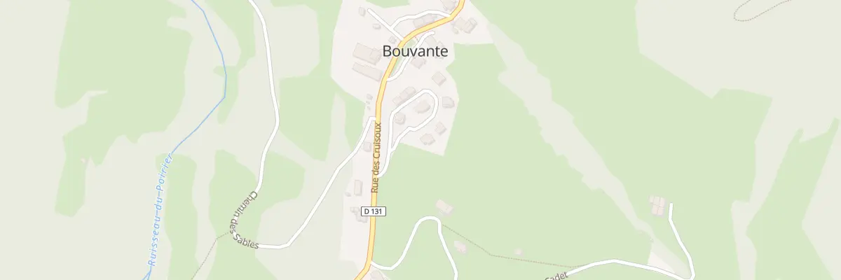 Plan du 13 Che de Bramefan à Bouvante