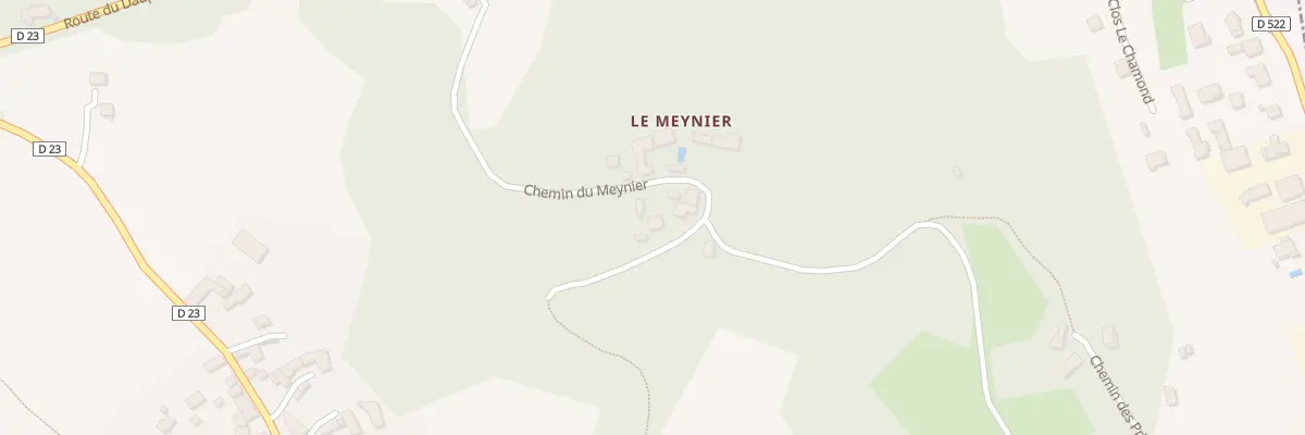 Plan du 424 Che du Meynier à Maubec