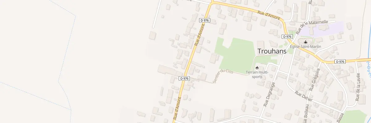 Plan du 33 Rue d’Amont à Trouhans