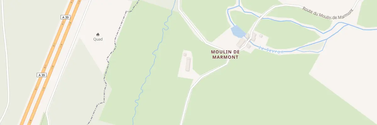 Plan du 1300 Rte du Moulin de Marmont à Bény