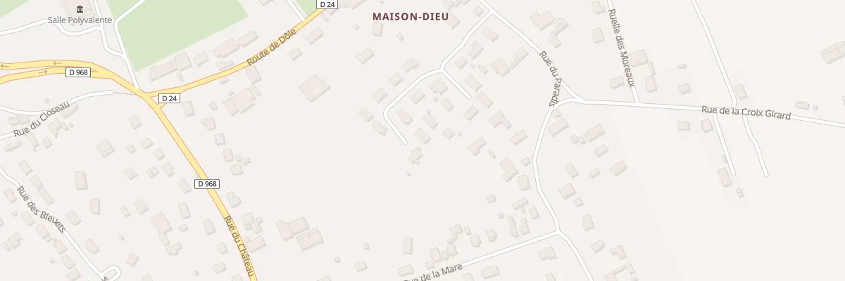 Plan du 23 Imp du Paradis à Losne