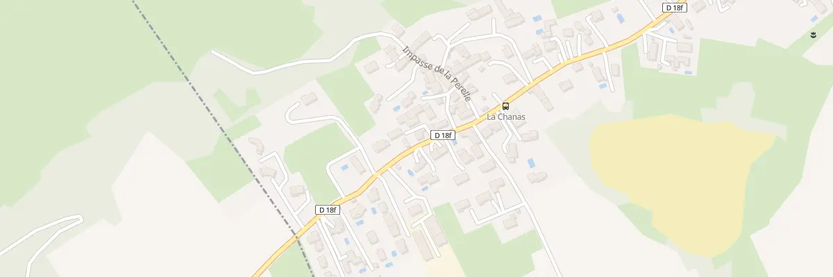 Plan du 648 Rue de la Chanas à Vénérieu