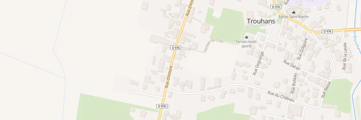 Plan du 30 Rue d’Amont à Trouhans