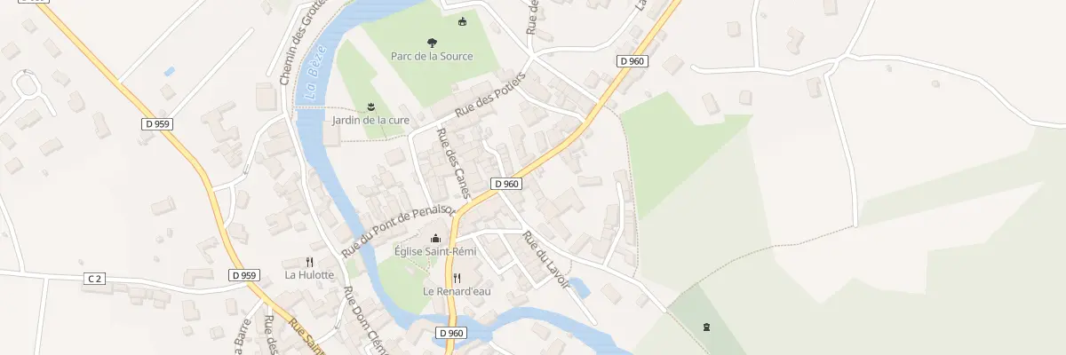Plan du 14 Rue du Mont à Bèze