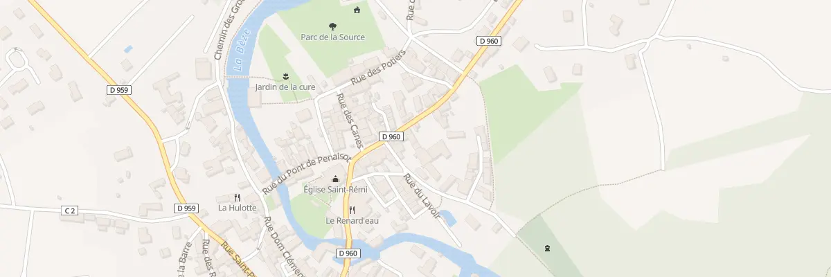 Plan du 16 Rue du Mont à Bèze