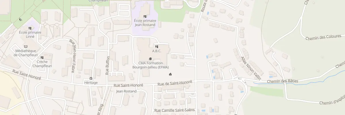 Plan du 7 Rte du Bugey à Bourgoin-Jallieu