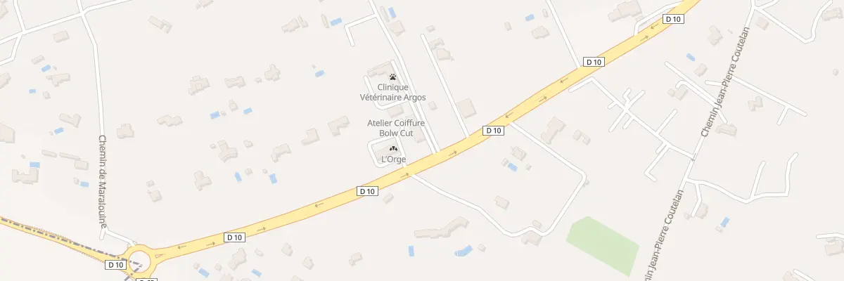 Plan du 6100A Rte de Berre - Rd10 à Ventabren